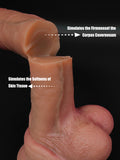 Sensual Real Dual-density Dildo