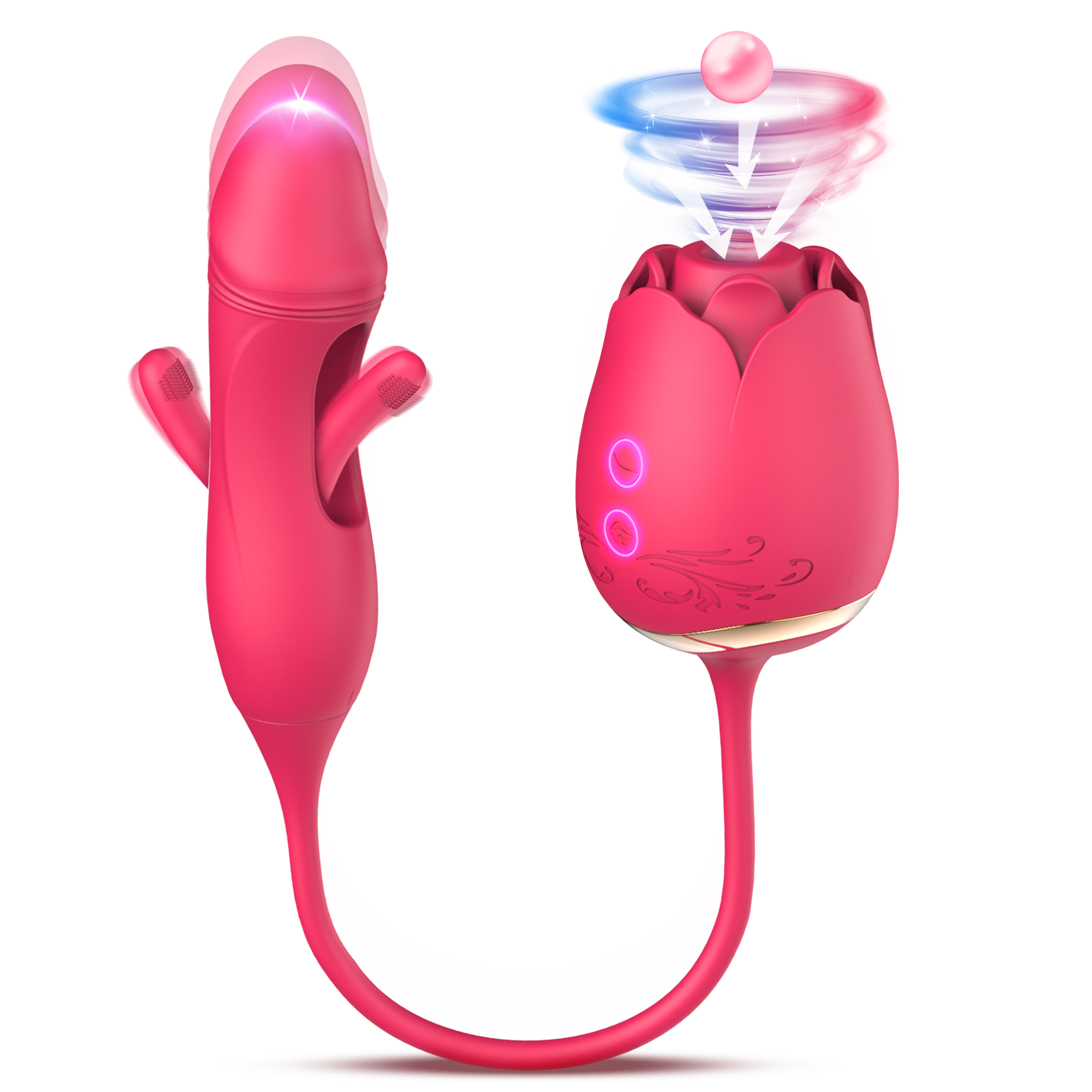 Rose Sex Toys Flapping Sucking Vibrator Paloqueth-official Rose Sex Toys Flapping Sucking Vibrator Paloqueth-official