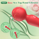 Wand Vibrator Rose Sex Toy