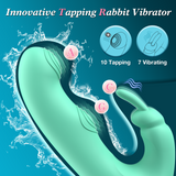 Rabbit G-Spot Vibrator Sex Toy -Dual Tapping Vibrator for Female and Couple