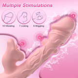 Emmy:Tongue Vibrator Dildo Sex Toys for Women Beginners