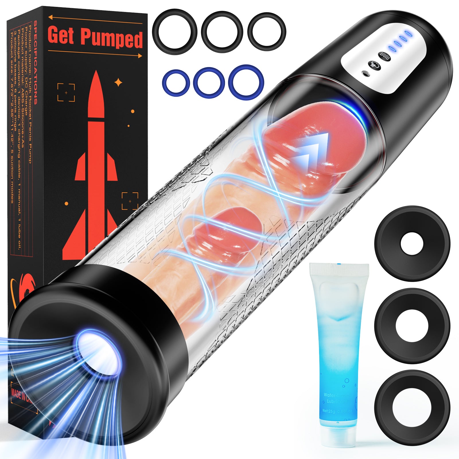 Electric Penis Pump Sex Toys, Rechargeable Adult Toys Training for Men Paloqueth-official Electric Penis Pump Sex Toys, Rechargeable Adult Toys Training for Men Paloqueth-official
