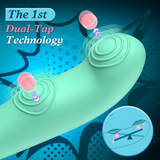 Rabbit G-Spot Vibrator Sex Toy -Dual Tapping Vibrator for Female and Couple