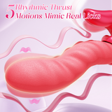 Tongue Finger Thrusting Dildo Vibrator for Women