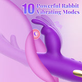 Flapping Rabbit Vibrator Adult Sex Toy for Female Pleasure