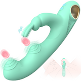 Rabbit G-Spot Vibrator Sex Toy -Dual Tapping Vibrator for Female and Couple