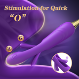 G Spot Clit  Flapping Vibrator Dildo