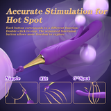 G Spot Clit  Flapping Vibrator Dildo