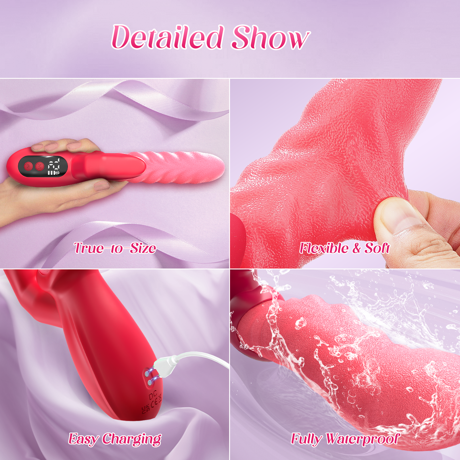 Tongue Finger Thrusting Dildo Vibrator for Women Paloqueth-official Tongue Finger Thrusting Dildo Vibrator for Women Paloqueth-official