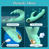 Rabbit G-Spot Vibrator Sex Toy -Dual Tapping Vibrator for Female and Couple