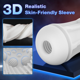 Upgraded Automatic Male Masturbators Cup with 10 Vibration & Suction Modes