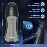 Upgraded Automatic Male Masturbators Cup with 10 Vibration & Suction Modes