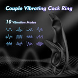 3 in 1 Vibrating Penis Ring