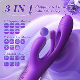 Olofi App Remote Control Flapping Vibrator Dildo for Women