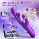 Olofi App Remote Control Flapping Vibrator Dildo for Women