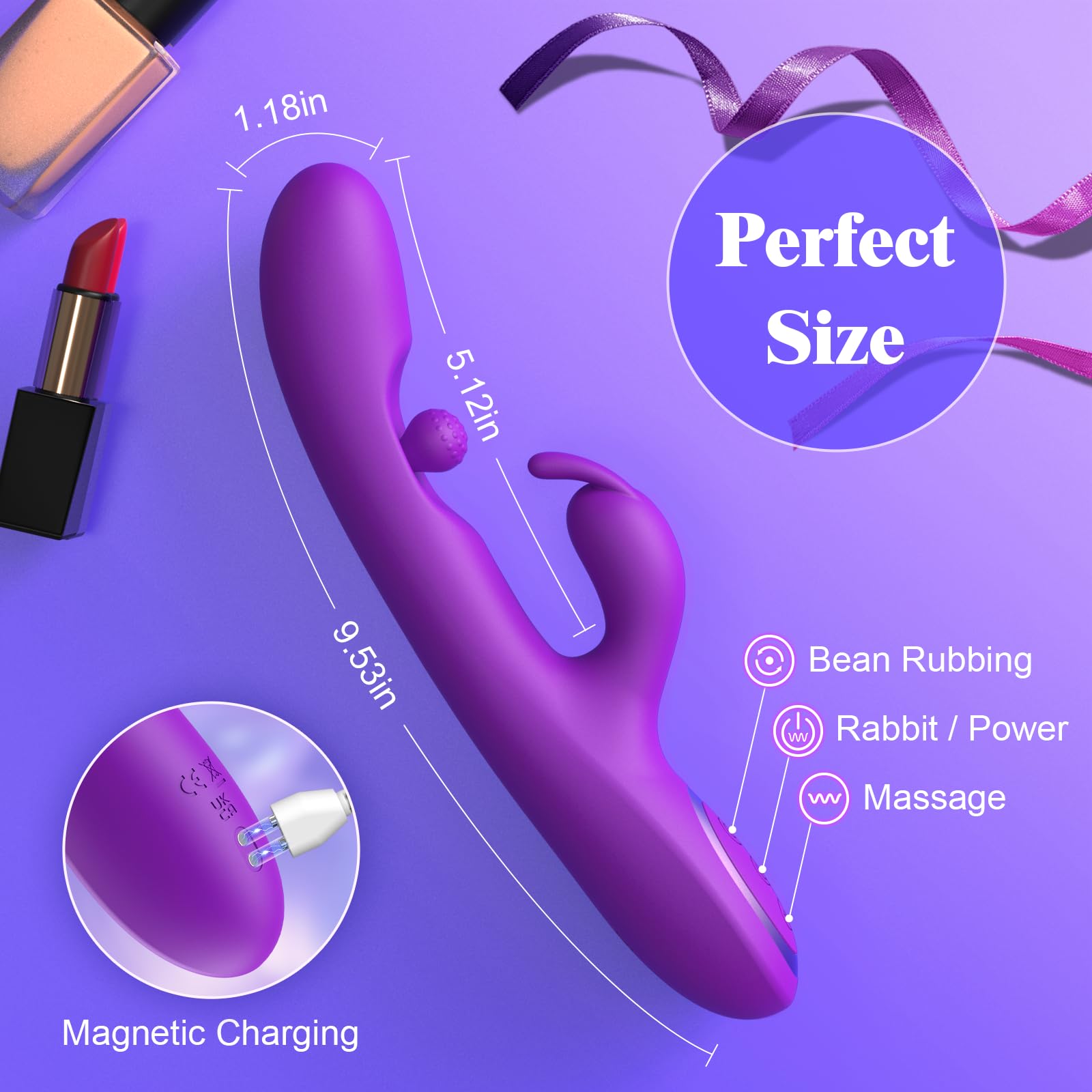 Rubbing Bead G Spot Vibrator Sex Toy Paloqueth-official Rubbing Bead G Spot Vibrator Sex Toy Paloqueth-official