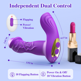 Wearable G Spot Flapping Vibrator