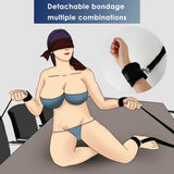 Adult BDSM Toy Bondage Straps Wrist Neck Restraint Handcuff Full Body Harness
