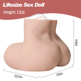 2022 New Upgraded 13LB Adult Butt Doll with 5 Suction Vibrations