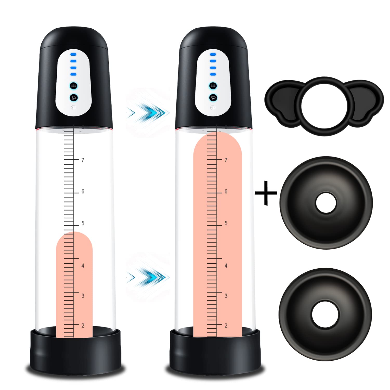 Rechargeable Penis Vacuum Pump 11.5" Paloqueth-official Rechargeable Penis Vacuum Pump 11.5" Paloqueth-official