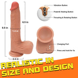 Thrusting Heating Vibrator Dildo