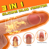 Thrusting Heating Vibrator Dildo