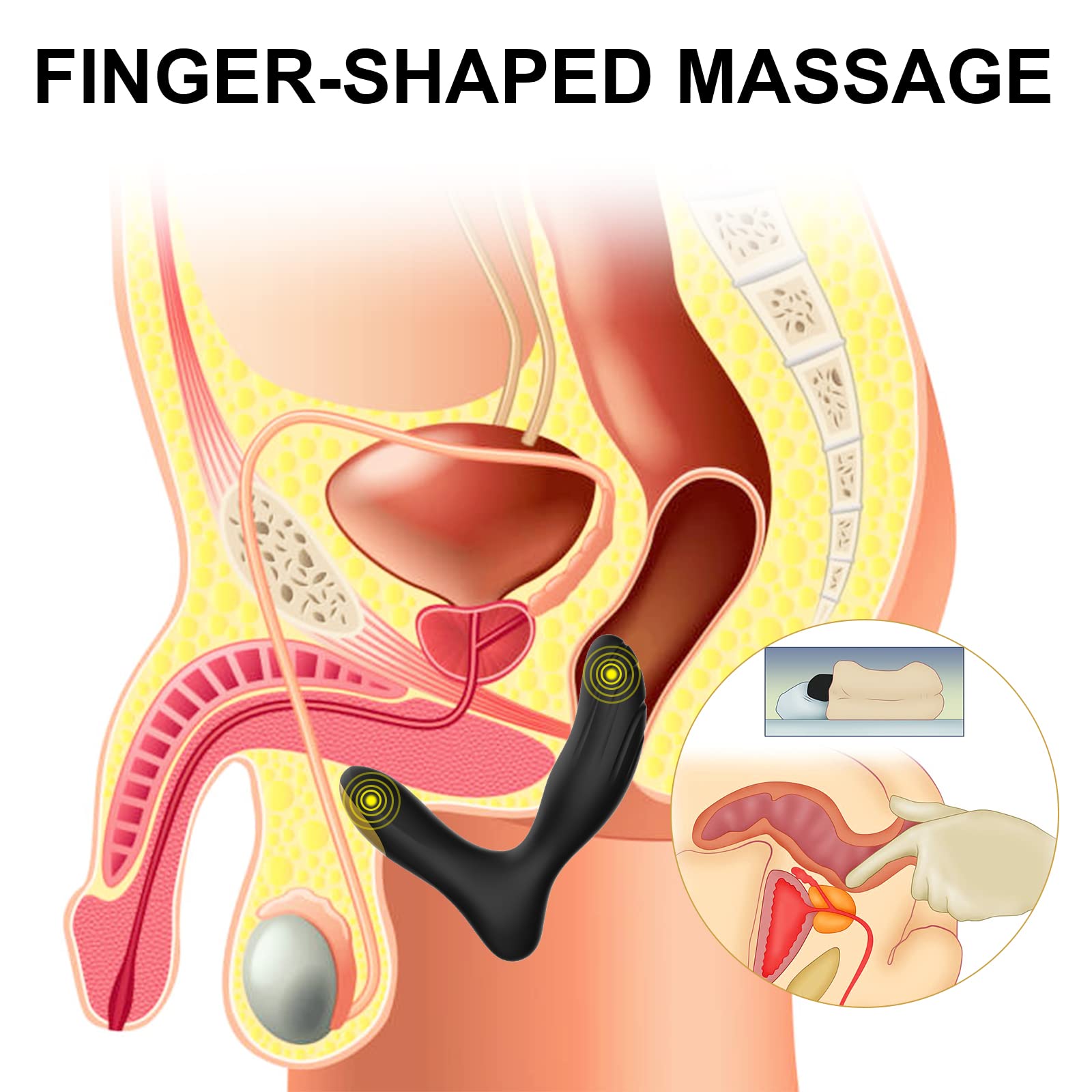 Male Vibrating Prostate Massager