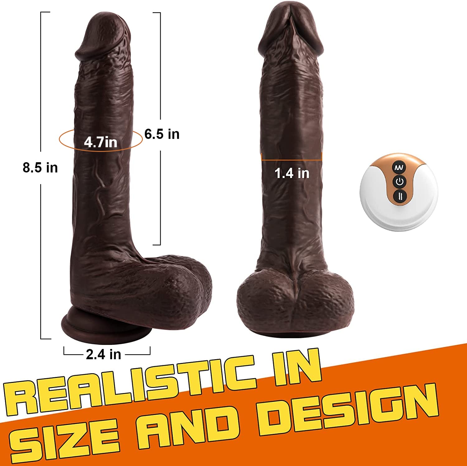 9.7 in Thrusting Rotating Dildo for Women Paloqueth-official 9.7 in Thrusting Rotating Dildo for Women Paloqueth-official