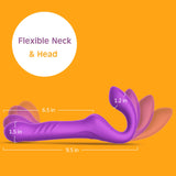 Thrusting Strapless Strap on Vibrator with  3 Thrusts 7 Vibrations