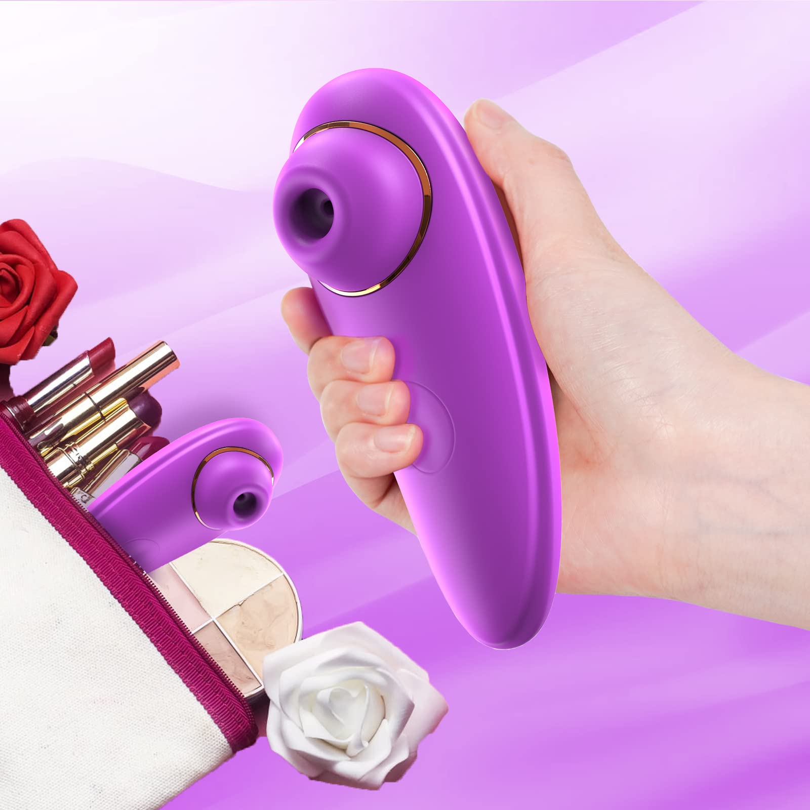 Clitoral Sucking Vibrator Toy With 9 Suction 3 Intensity Modes